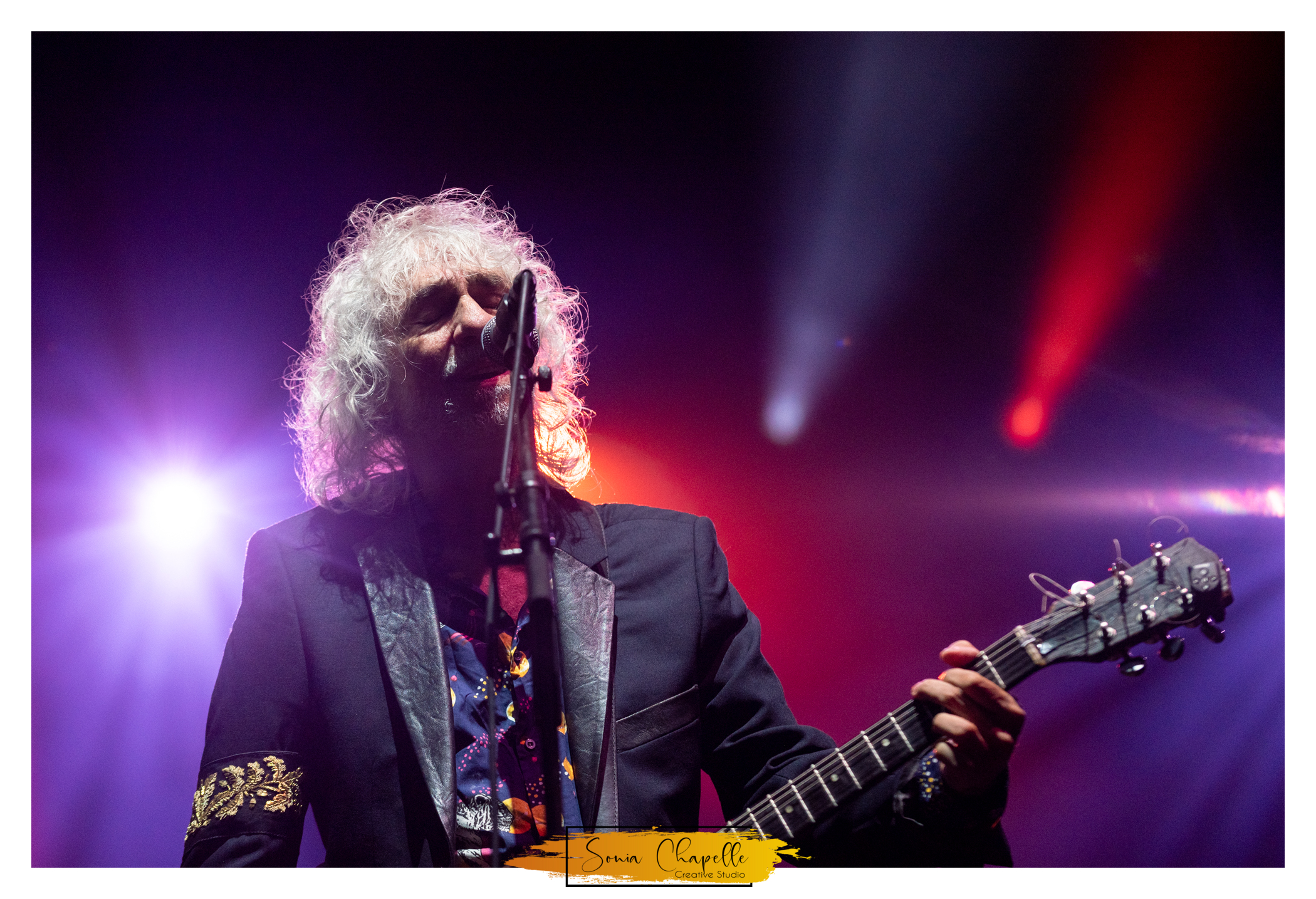 Louis Bertignac en concert au Baudet'stival en 2019