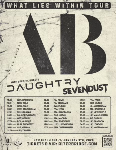 Alter Bridge, What Lies Within Tour