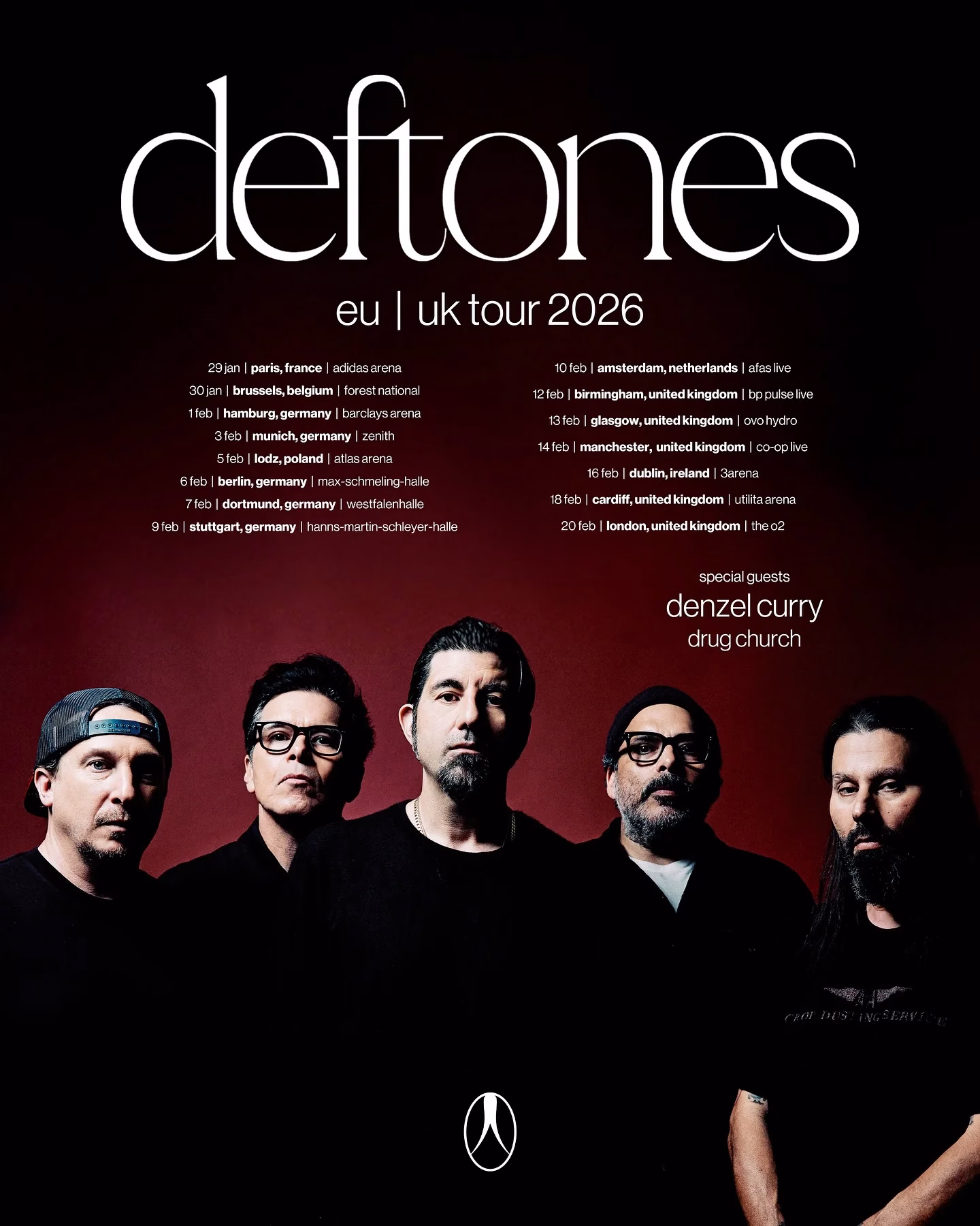 Deftones EU / UK Tour 2026