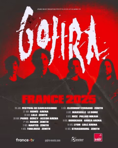 Gojira, France 2025