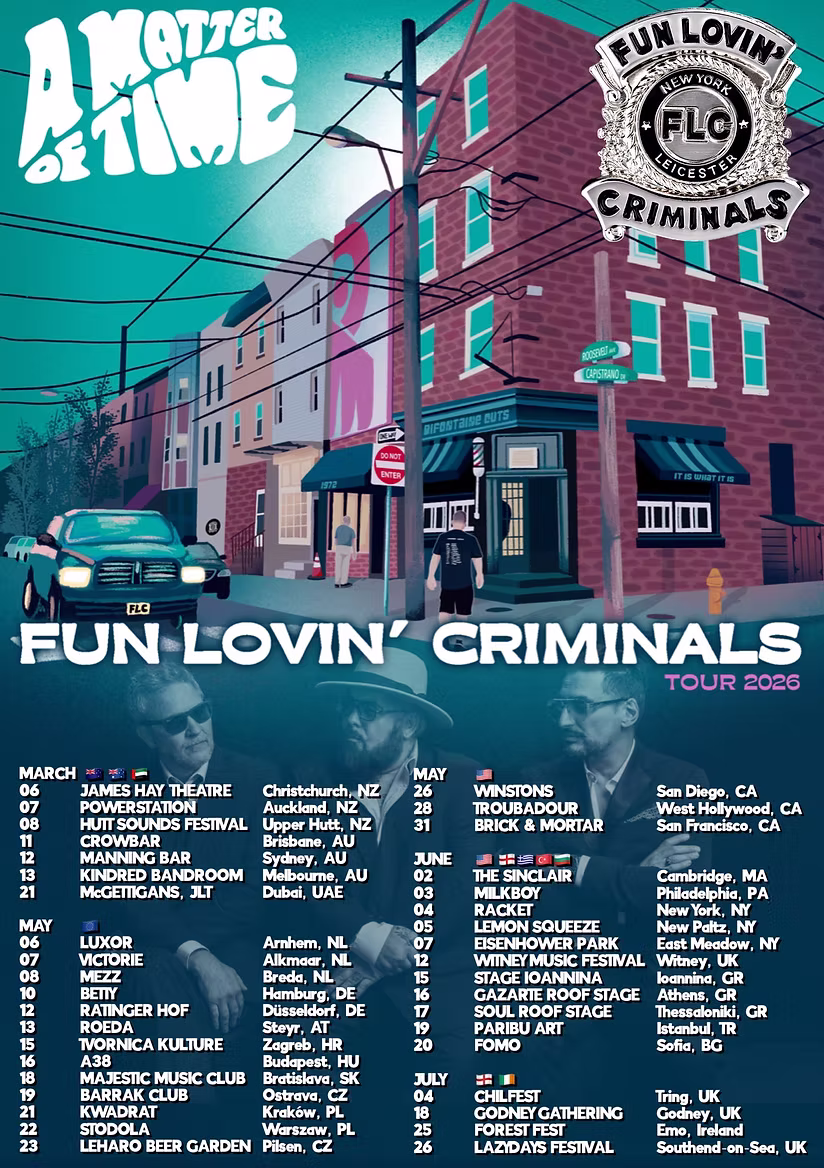 Fun Lovin' Criminals, Tour 2026