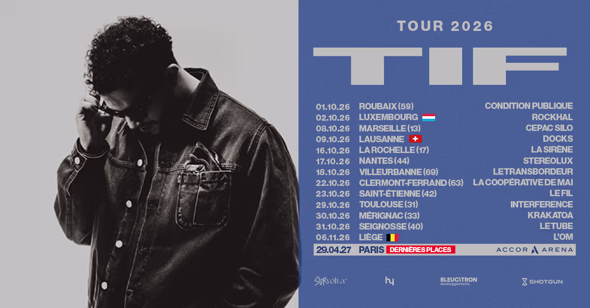 TIF, Tour 2026