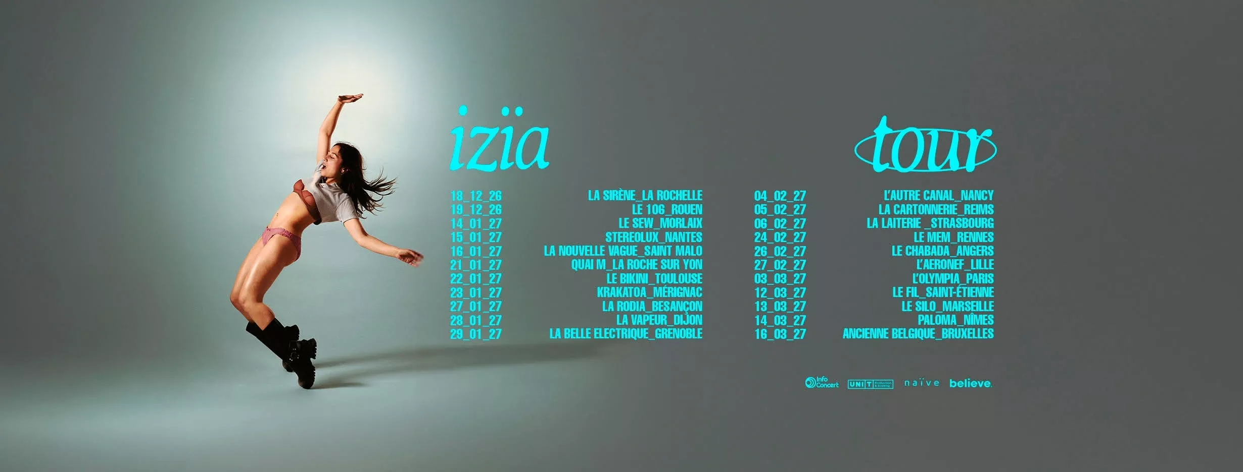 Izïa, Tour 2027