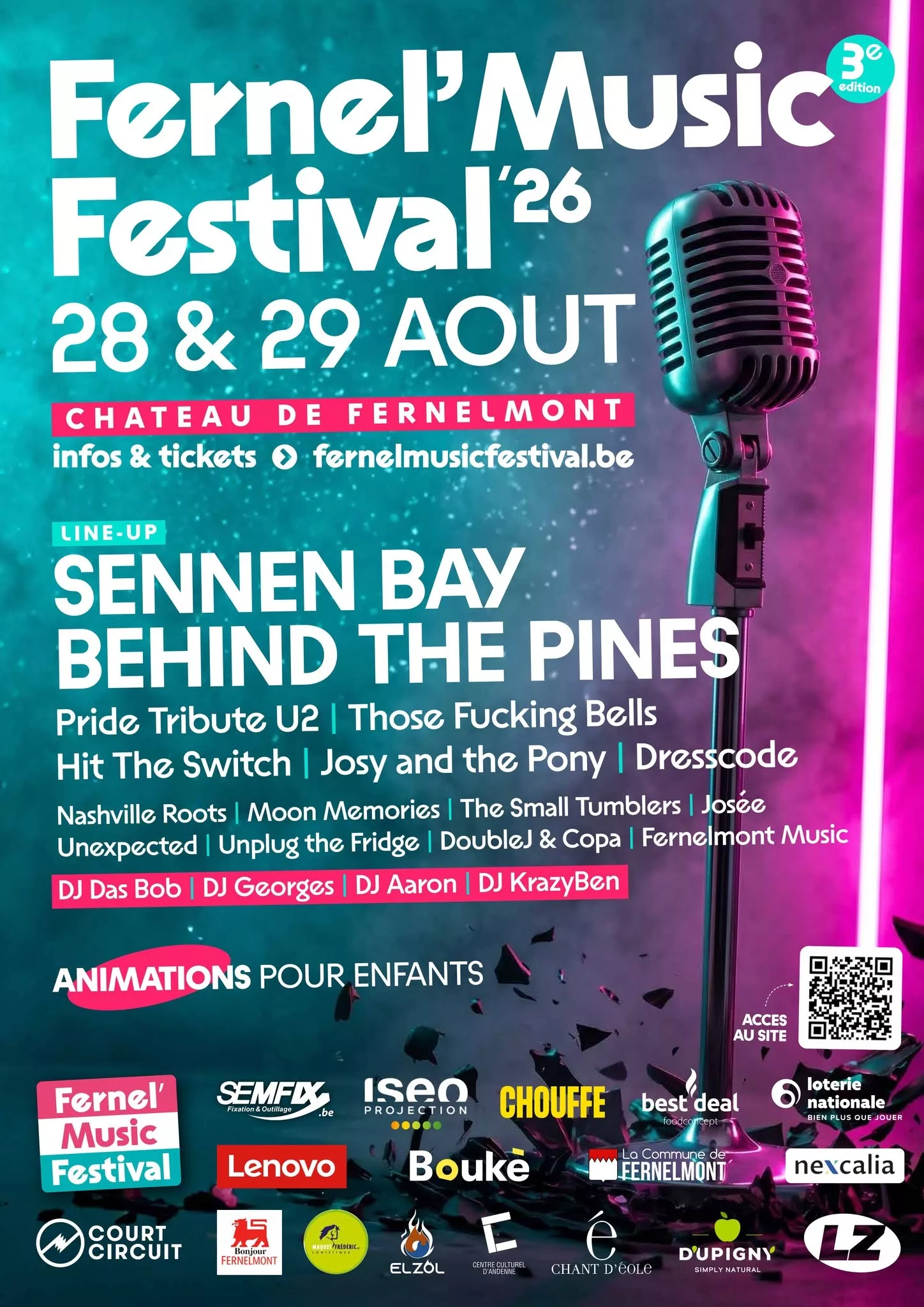 Fernel'Music Festival 2026 : L'Affiche Officielle Dévoilée