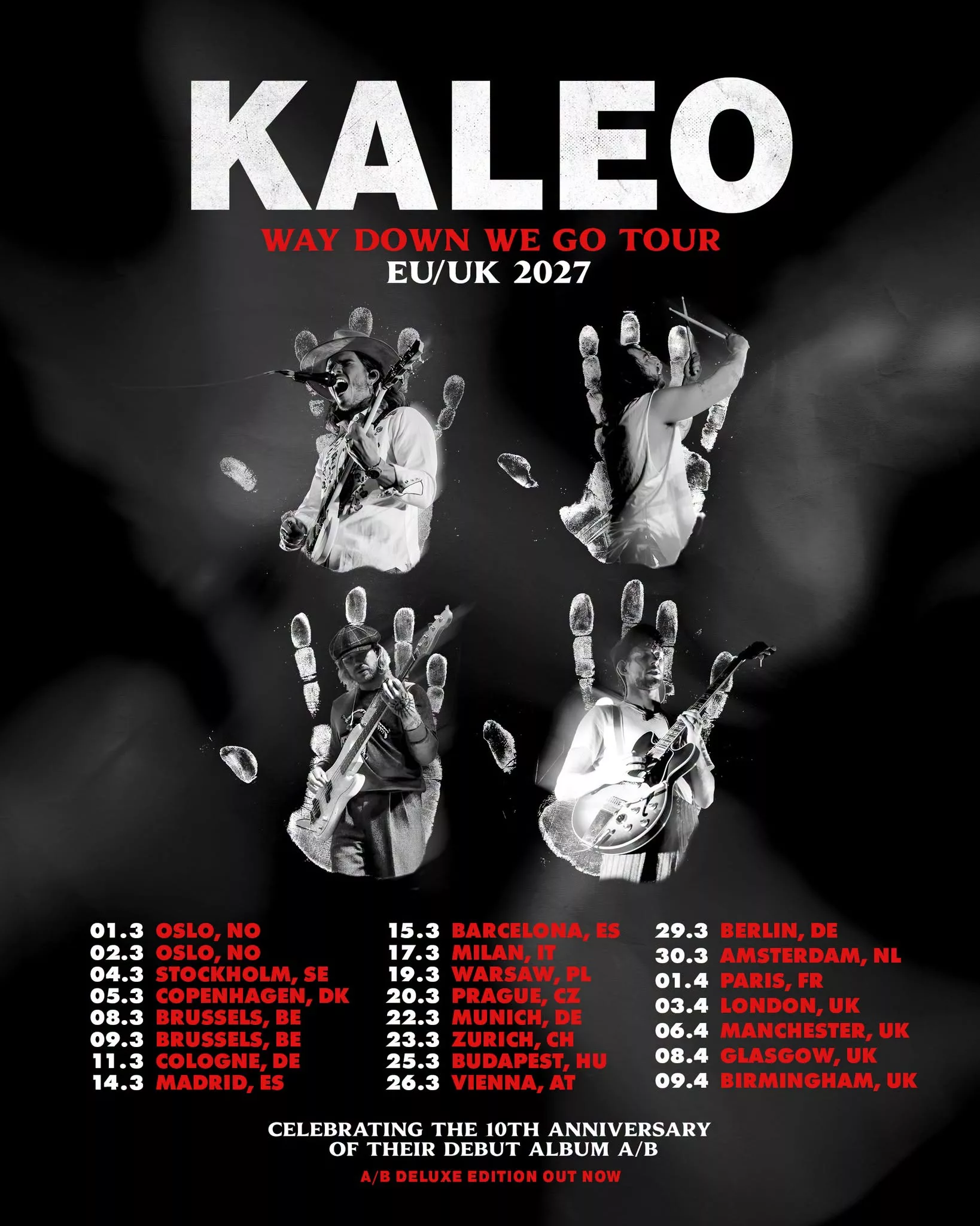 Kaleo, Way Down We Go Tour