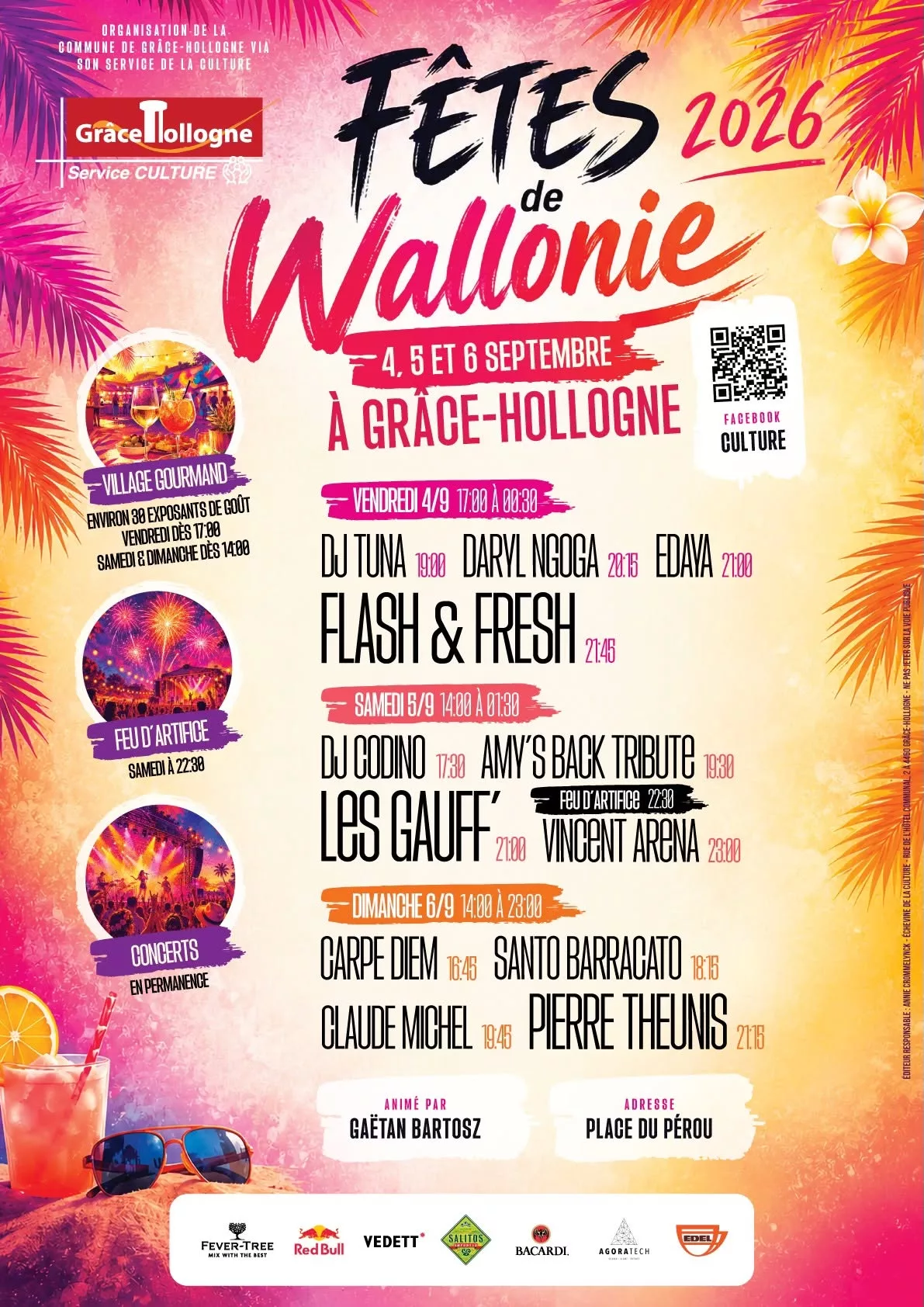 La 14ᵉ édition des Fêtes de Wallonie à Grâce-Hollogne dévoile son programme