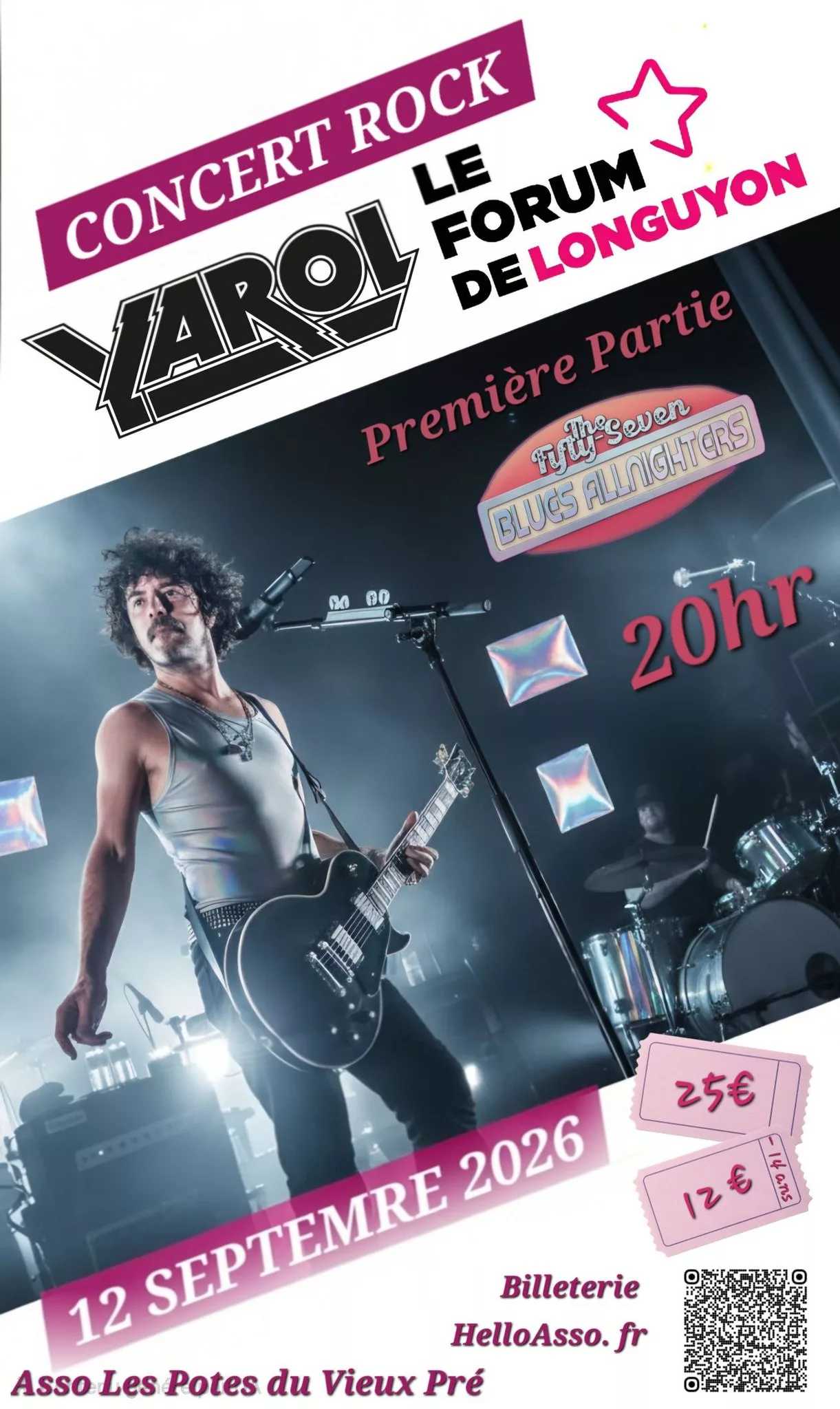 Concert Rock & Blues : Yarol Poupaud & The Fifty-Seven Blues Allnighters
