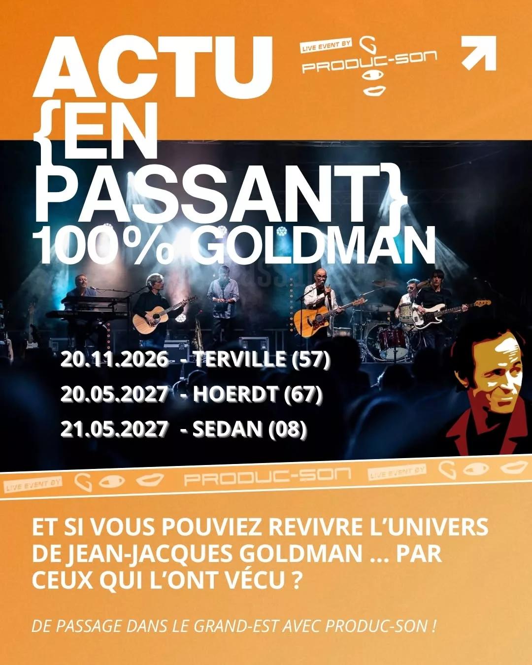 {EN PASSANT} : Revivez l’univers de Jean-Jacques Goldman sur scène