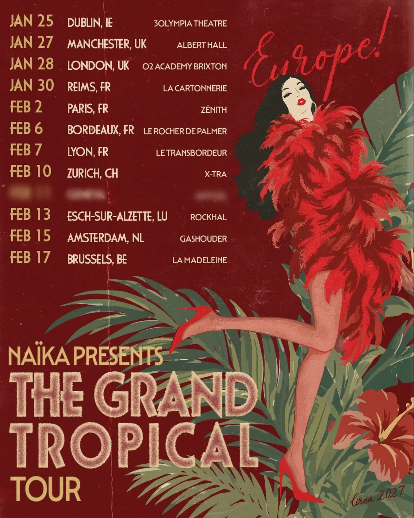 Naïka presents The Grand Tropical Tour