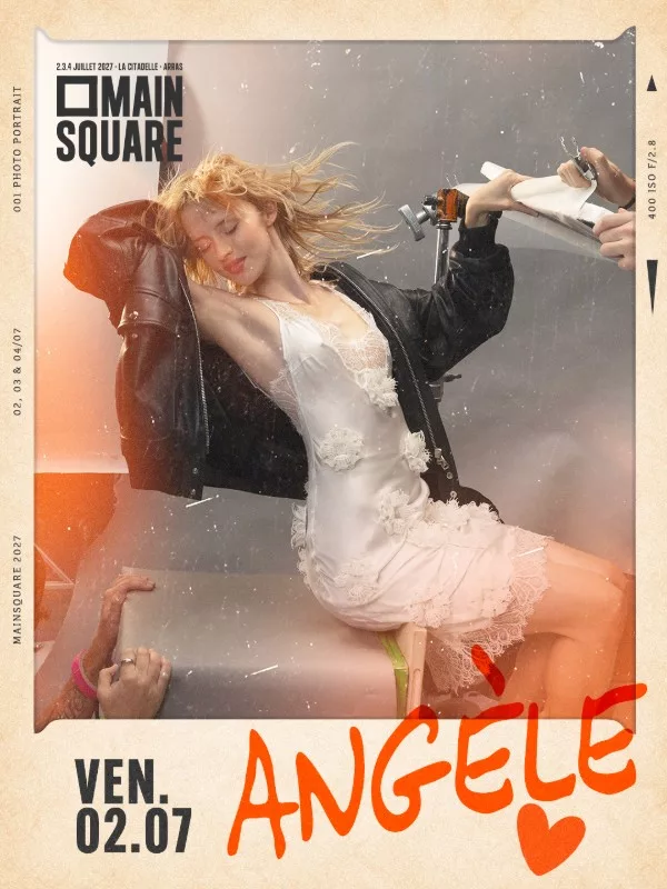 Angèle en tête d'affiche du vendredi au Main Square Festival 2027