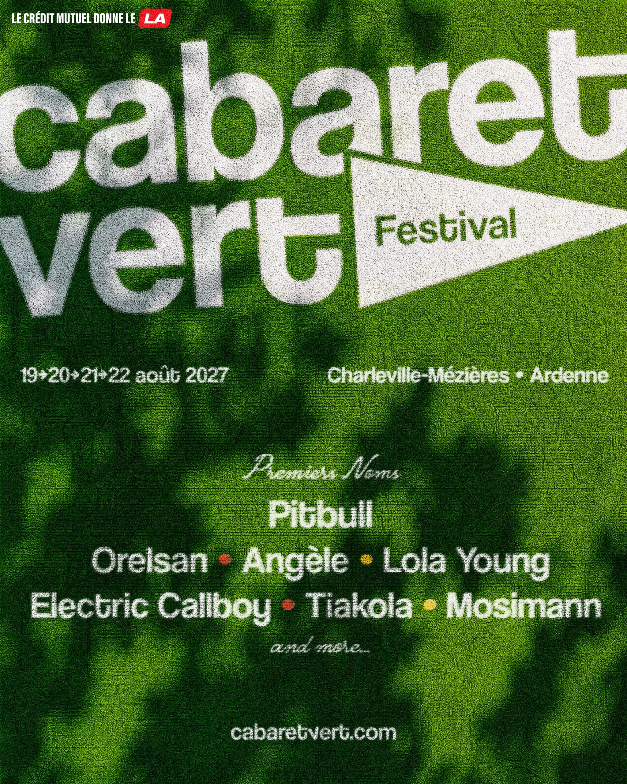 Cabaret Vert 2027 : six nouveaux artistes rejoignent la programmation !