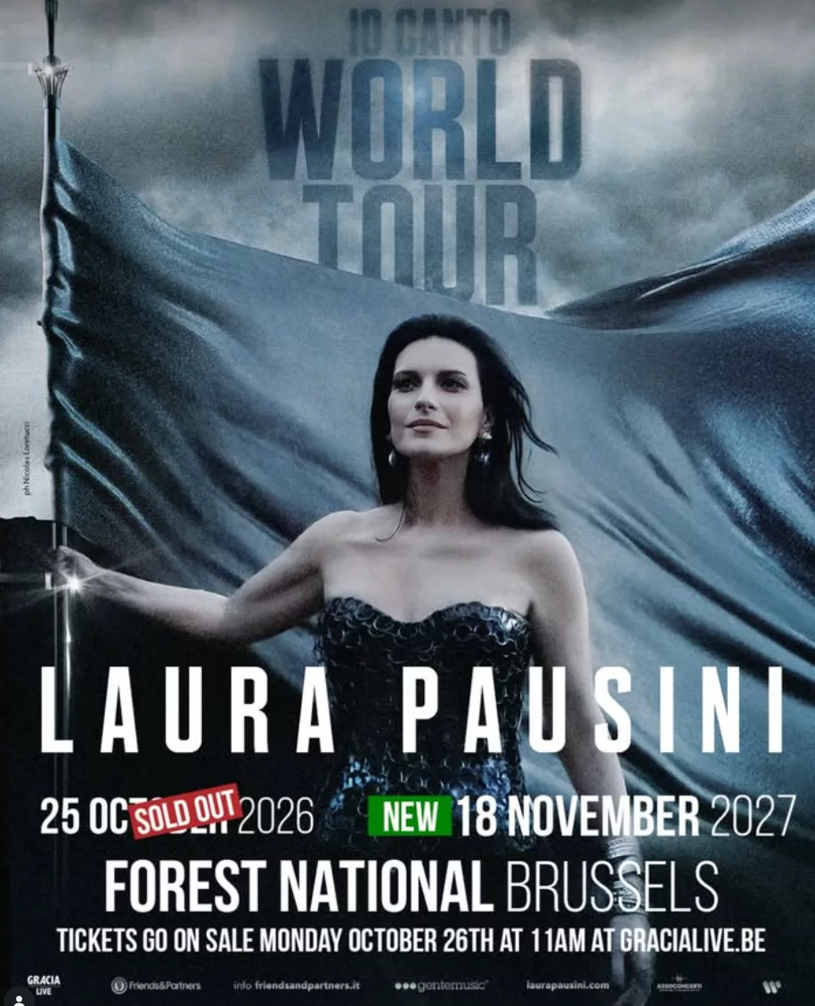 Laura Pausini de retour à Forest National en 2027 !