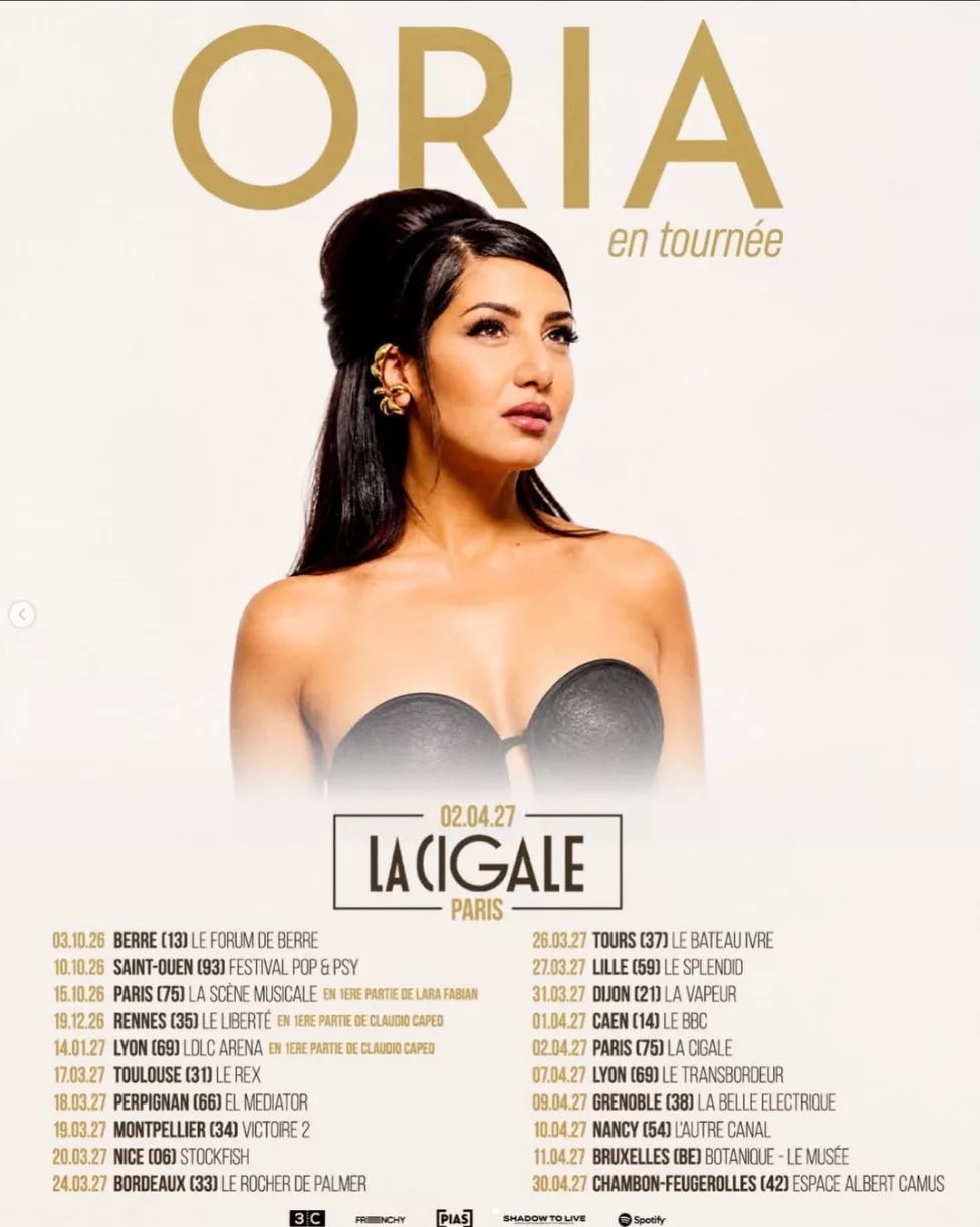 Oria, en tournée