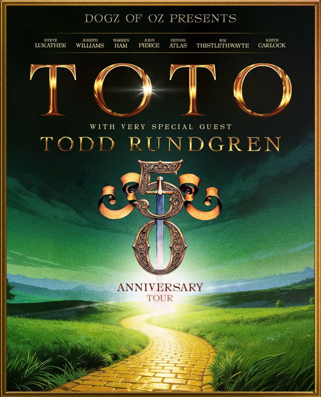 TOTO célèbre ses 50 ans avec un concert exceptionnel en Belgique en 2027 !